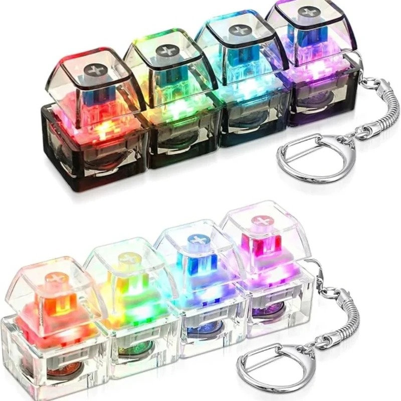 Electronics Gadgets For Kids - Porte-clés LED clavier, jouet sensoriel anti-stress,