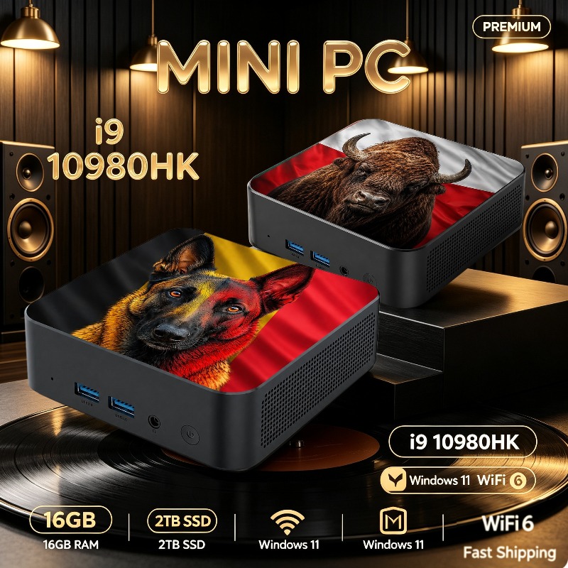 Mini Pc Windows - Ordinateur de jeu de bureau compact