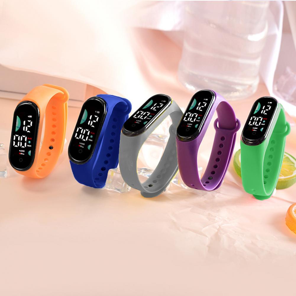 Smart Watch Kids - Montre intelligente LED numérique étanche pour