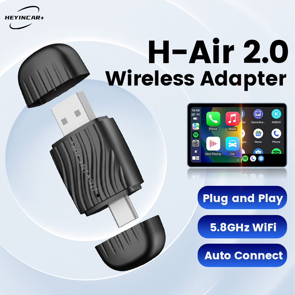 Mini Electronics Gadgets - HEYINCAR Adaptateur sans fil 2 en
