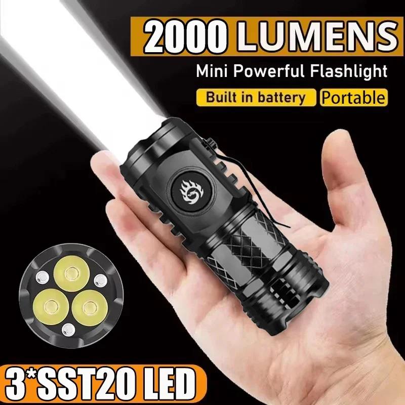 Mini Electronics Gadgets - Lampe torche tactique haute puissance 3