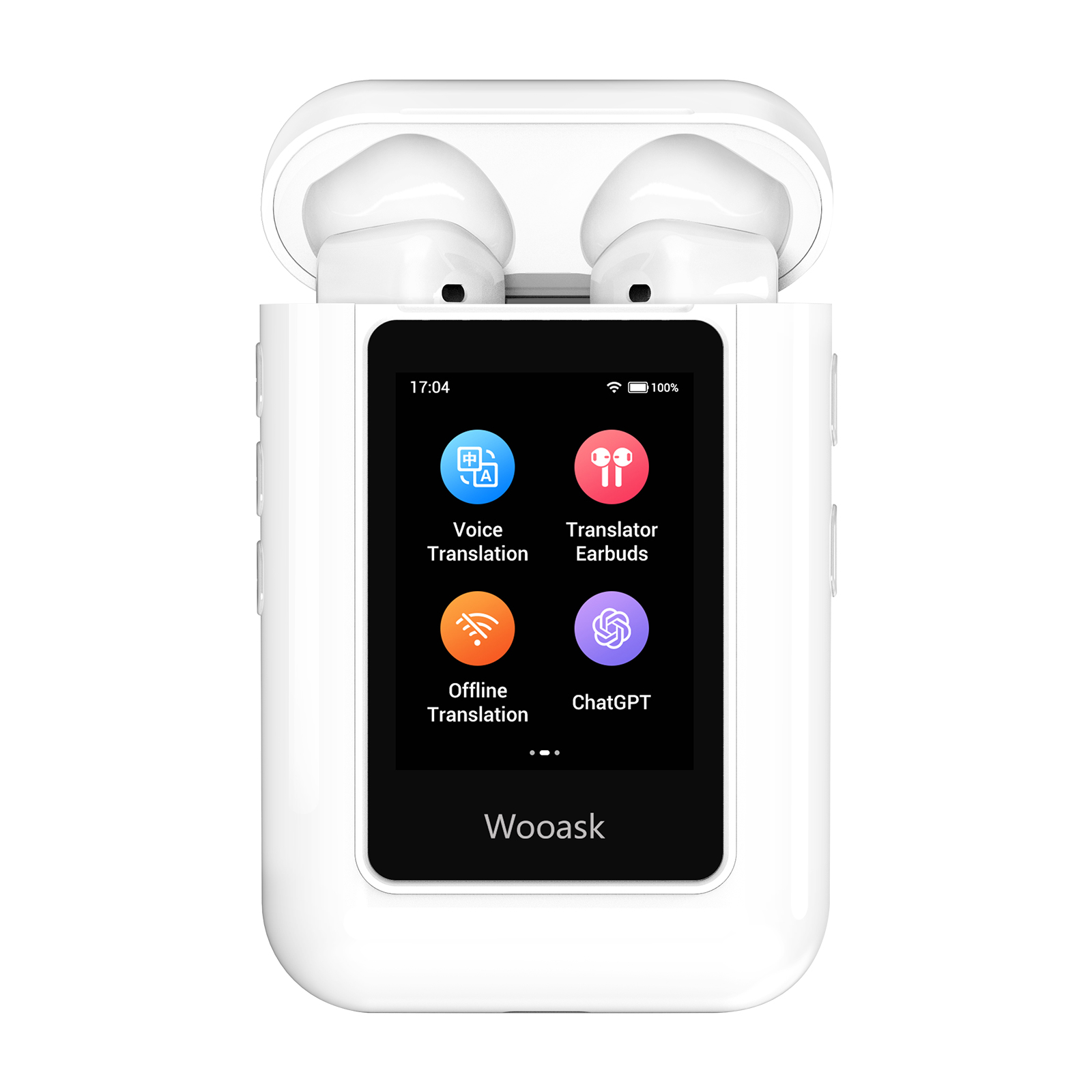 Portable Translator Device - Wooask [A8] écouteurs de traduction, dispositif