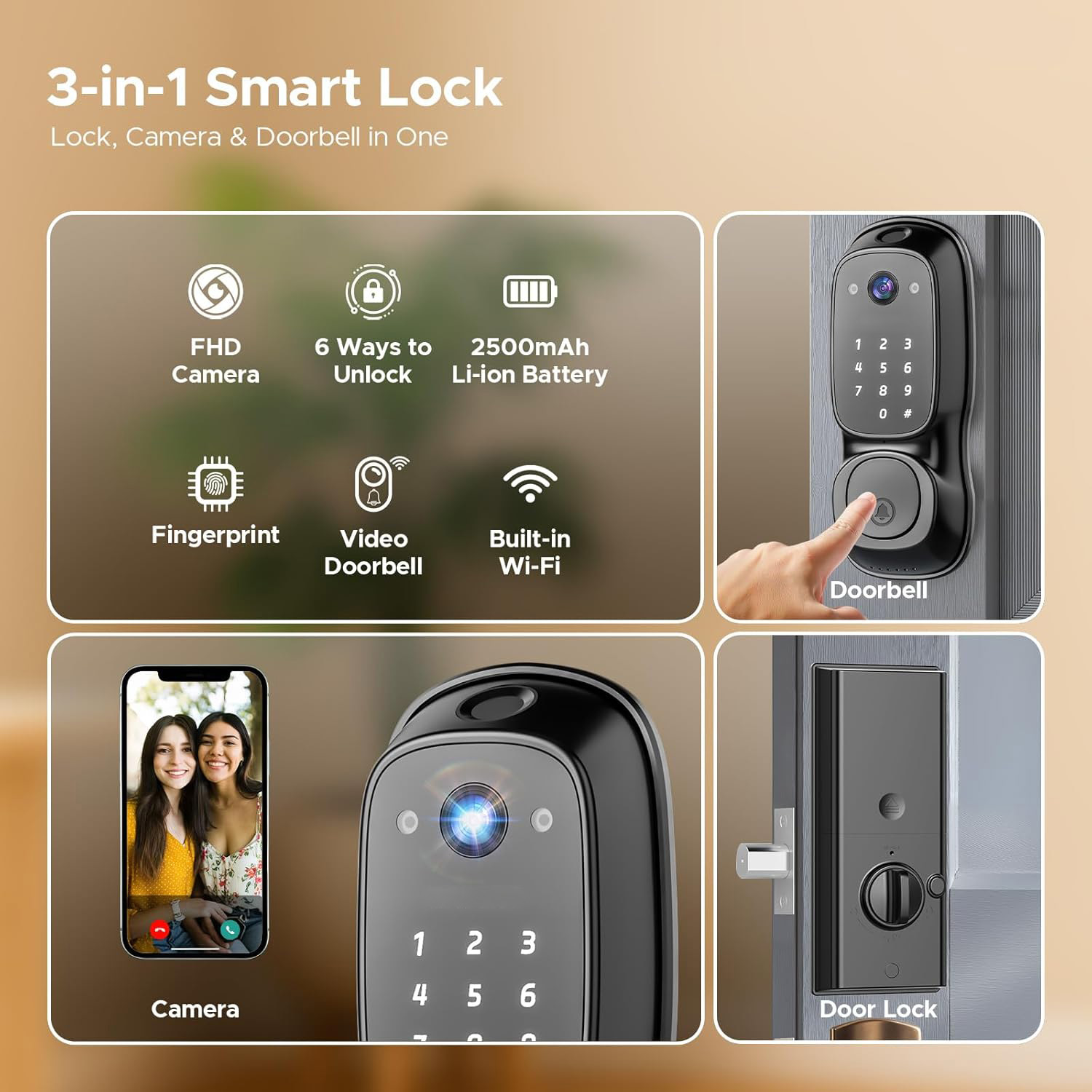 Serrure de porte intelligente  - Electronics & Gadgets Starting With V avis et prix