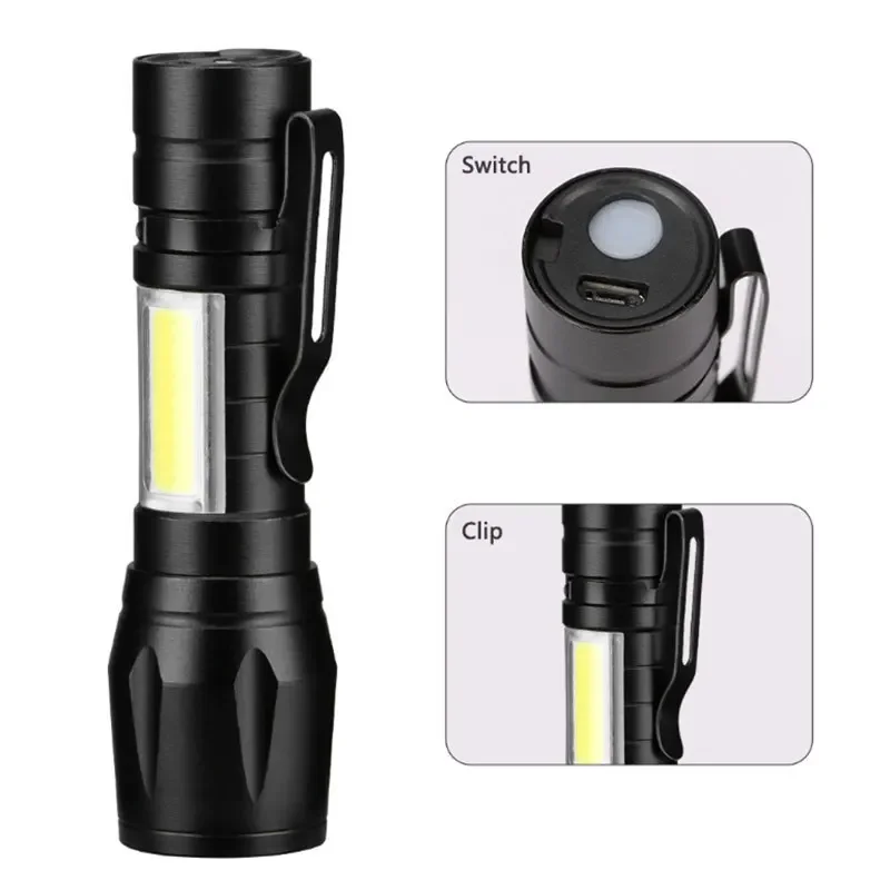 Mini lampe torche LED COB+XPE, - Mini Electronics Gadgets avis et prix