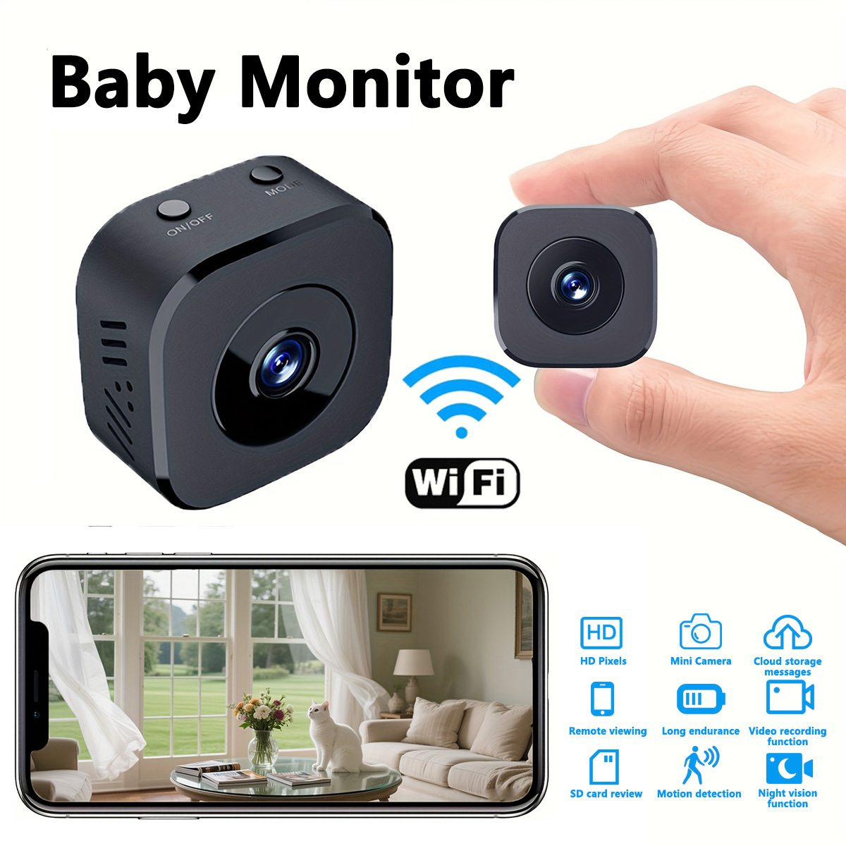 1080P HD Mini caméra WiFi sécu - Mini Electronics Gadgets avis et prix