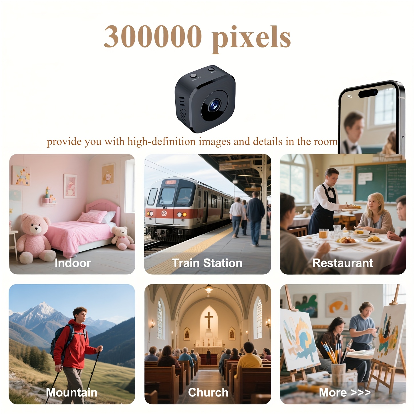 1080P HD Mini caméra WiFi sécu - Mini Electronics Gadgets avis et prix