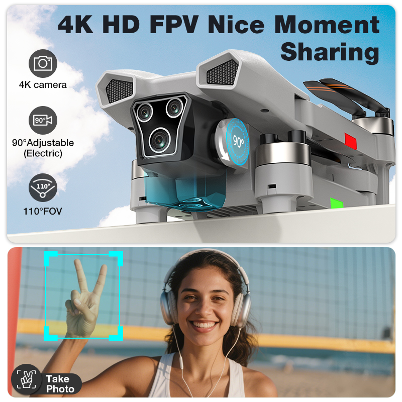 Drone L017 Pro Mini pliable Qu - Electronics And Gadgets With H avis et prix